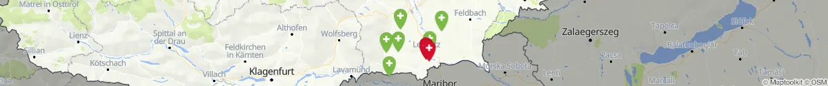 Kartenansicht für Apotheken-Notdienste in der Nähe von Heimschuh (Leibnitz, Steiermark)